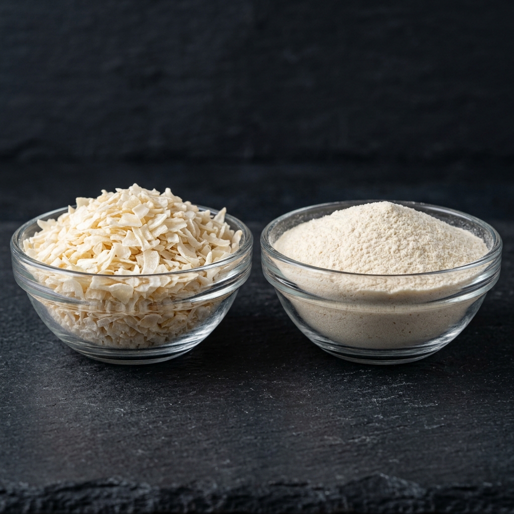 Hygienic dehydrated white onion flakes and fine onion powder